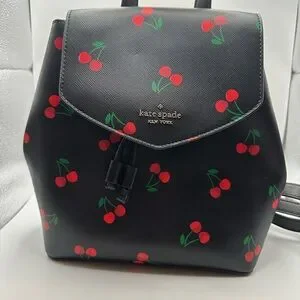 kate spade | Bags | Kate Spade Black Cherry Pattern Lizzie  display picture 3